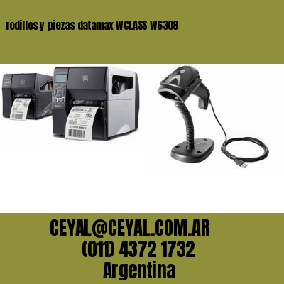 rodillos y piezas datamax WCLASS W6308