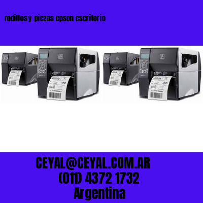rodillos y piezas epson escritorio