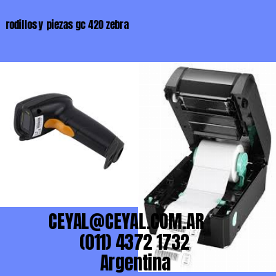 rodillos y piezas gc 420 zebra