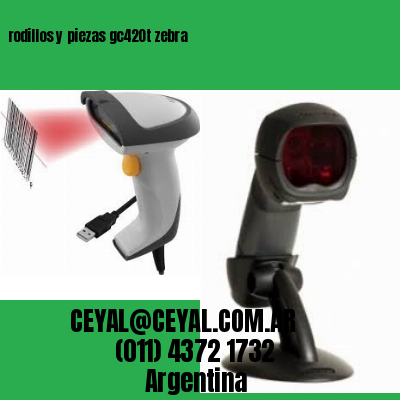 rodillos y piezas gc420t zebra  