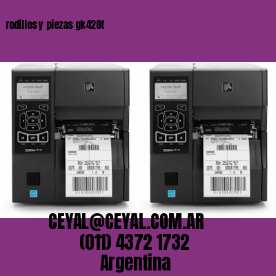 rodillos y piezas gk420t