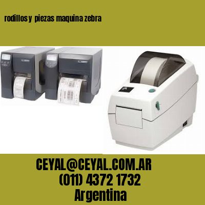 rodillos y piezas maquina zebra