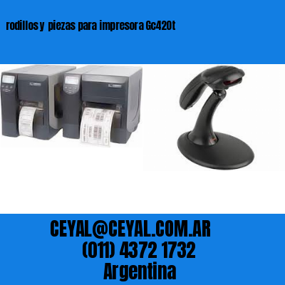 rodillos y piezas para impresora Gc420t