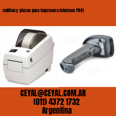 rodillos y piezas para impresora Intermec PD41