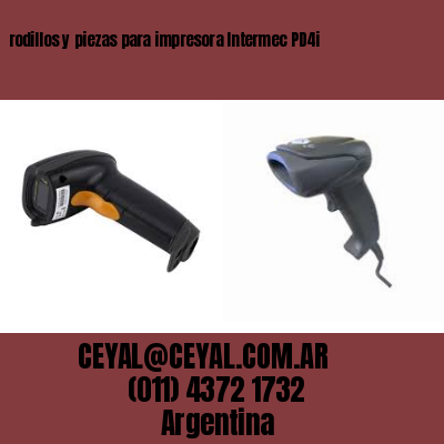 rodillos y piezas para impresora Intermec PD4i