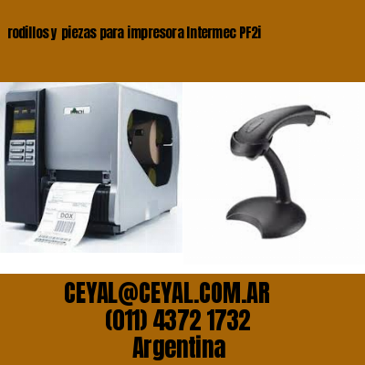 rodillos y piezas para impresora Intermec PF2i