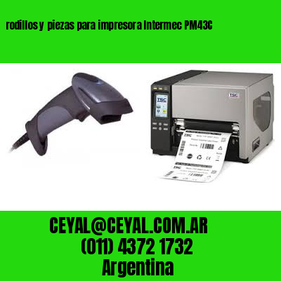rodillos y piezas para impresora Intermec PM43C