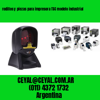 rodillos y piezas para impresora TSC modelo industrial