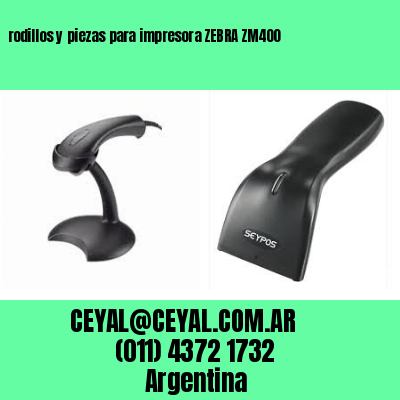 rodillos y piezas para impresora ZEBRA ZM400