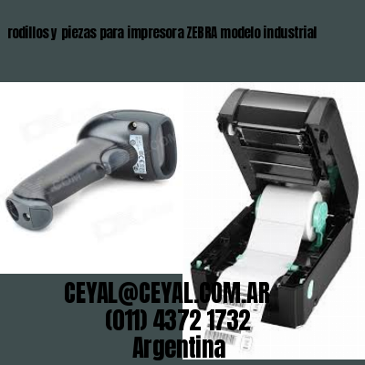 rodillos y piezas para impresora ZEBRA modelo industrial