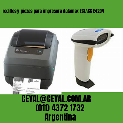 rodillos y piezas para impresora datamax ECLASS E4204
