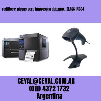 rodillos y piezas para impresora datamax ICLASS I4604