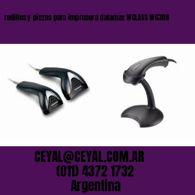 rodillos y piezas para impresora datamax WCLASS W6308