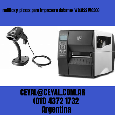 rodillos y piezas para impresora datamax WCLASS W8306