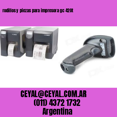 rodillos y piezas para impresora gc 420t