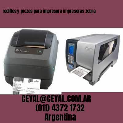 rodillos y piezas para impresora impresoras zebra
