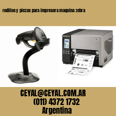 rodillos y piezas para impresora maquina zebra