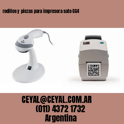 rodillos y piezas para impresora sato CG4