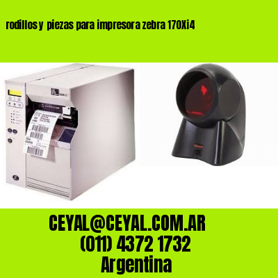 rodillos y piezas para impresora zebra 170Xi4