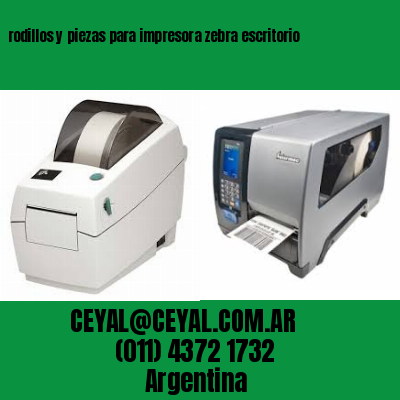 rodillos y piezas para impresora zebra escritorio