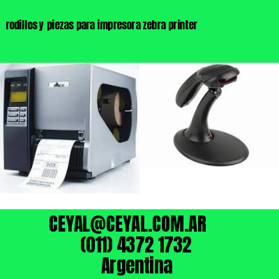 rodillos y piezas para impresora zebra printer