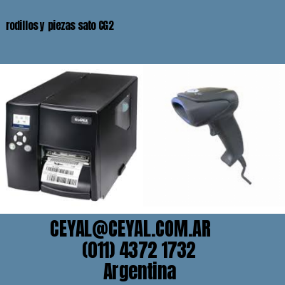 rodillos y piezas sato CG2