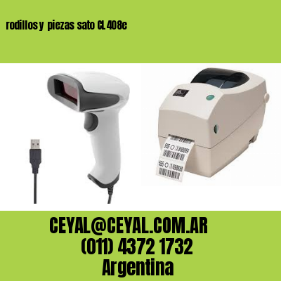 rodillos y piezas sato CL408e