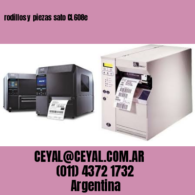 rodillos y piezas sato CL608e