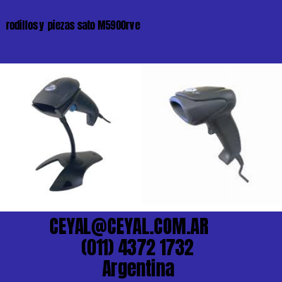 rodillos y piezas sato M5900rve