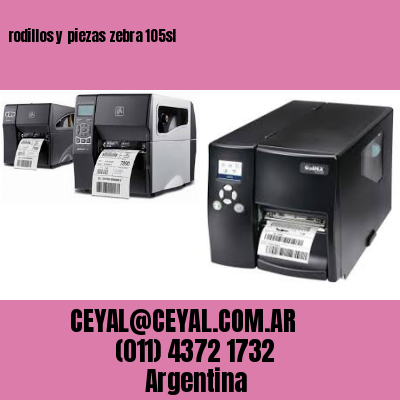 rodillos y piezas zebra 105sl
