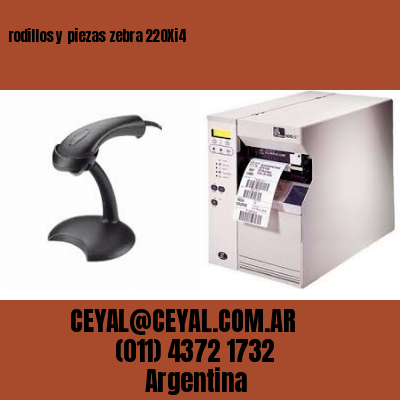 rodillos y piezas zebra 220Xi4