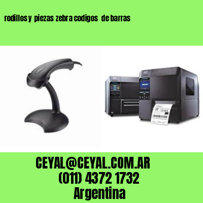 rodillos y piezas zebra codigos  de barras