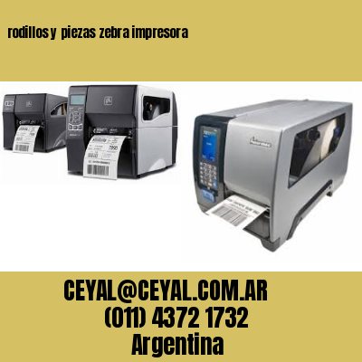 rodillos y piezas zebra impresora