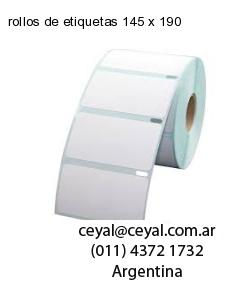 rollos de etiquetas 145 x 190