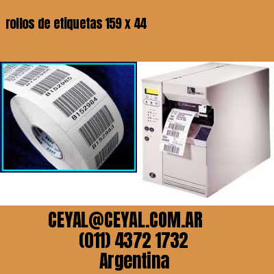 rollos de etiquetas 159 x 44