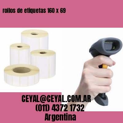 rollos de etiquetas 160 x 69