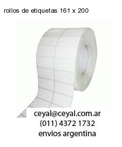 rollos de etiquetas 161 x 200