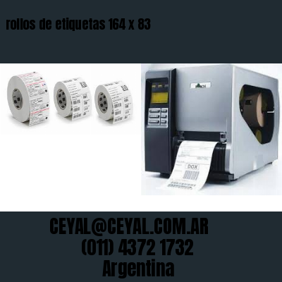 rollos de etiquetas 164 x 83