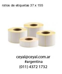 rollos de etiquetas 37 x 155