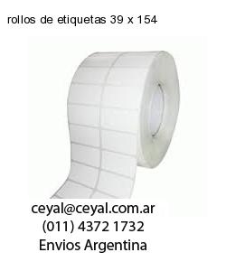 rollos de etiquetas 39 x 154