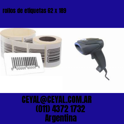 rollos de etiquetas 62 x 189