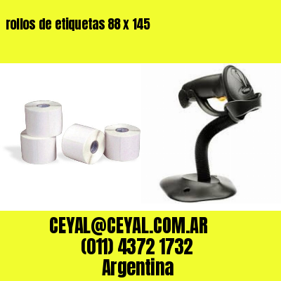 rollos de etiquetas 88 x 145