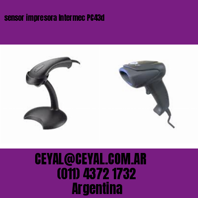 sensor impresora Intermec PC43d