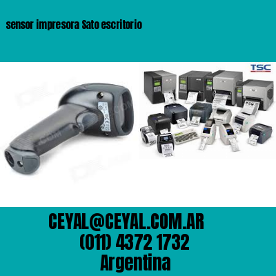 sensor impresora Sato escritorio