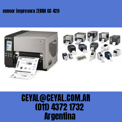 sensor impresora ZEBRA GC 420