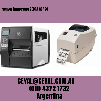 sensor impresora ZEBRA GC420