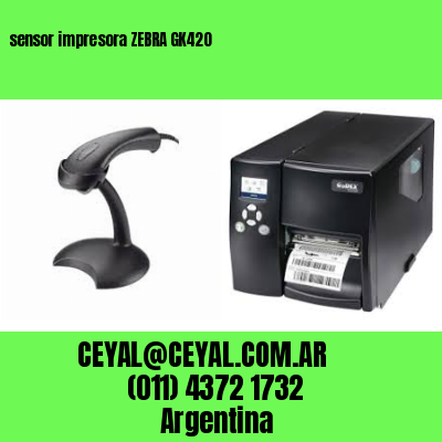 sensor impresora ZEBRA GK420