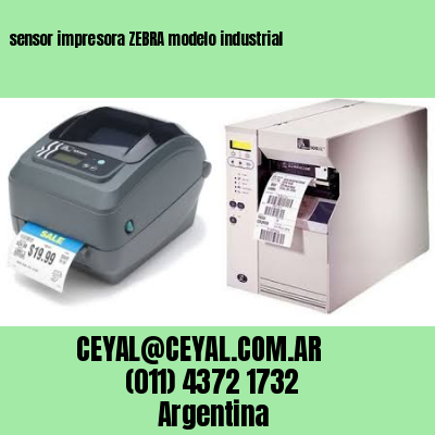 sensor impresora ZEBRA modelo industrial