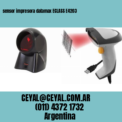 sensor impresora datamax ECLASS E4203