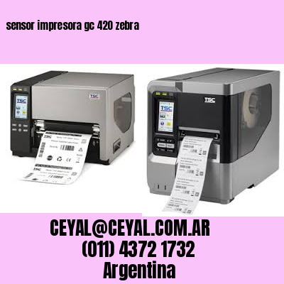 sensor impresora gc 420 zebra